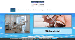 Desktop Screenshot of clinicadentaljllull.com