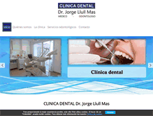 Tablet Screenshot of clinicadentaljllull.com